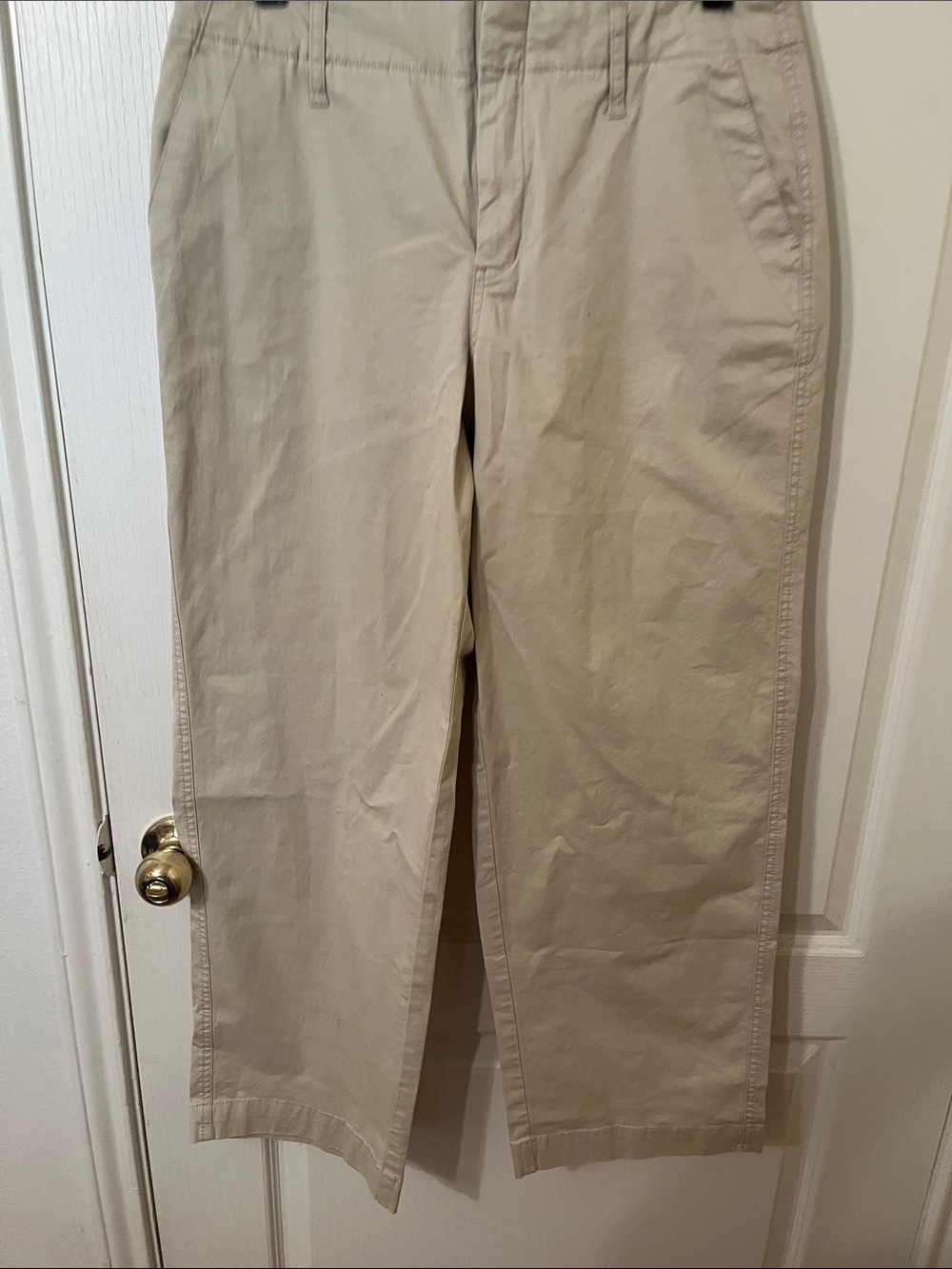 a new day Women's Straight-Leg Chinos in Beige